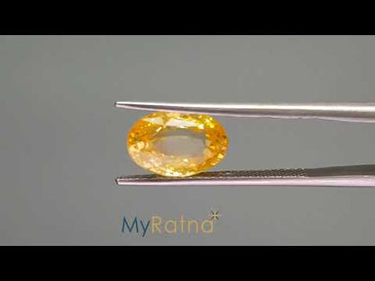 Yellow Sapphire - 3.74 Carats (Pukhraj - 4.08 Ratti)