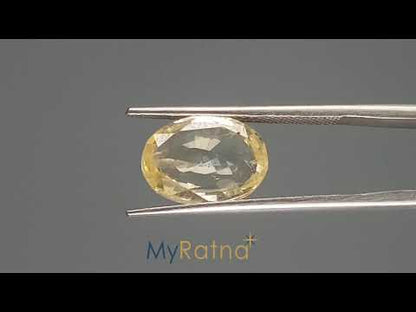 Yellow Sapphire - 4.75 Carats (Pukhraj - 5.25 Ratti)