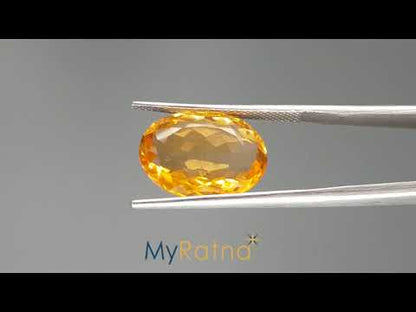 Citrine - 7.31 Carats (Sunela - 7.97 Ratti)