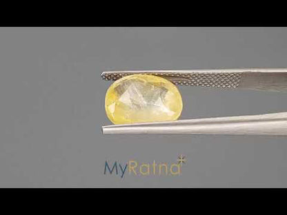 Yellow Sapphire - 6.35 Carats (Pukhraj - 6.92 Ratti)