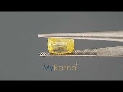 Yellow Sapphire - 4.12 Carats (Pukhraj - 4.49 Ratti)