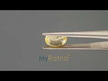 Yellow Sapphire - 3.14 Carats (Pukhraj - 3.42 Ratti)
