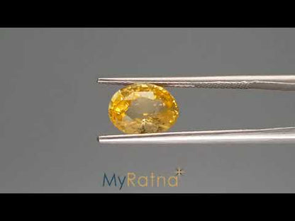Yellow Sapphire - 2.58 Carats (Pukhraj - 2.81 Ratti)