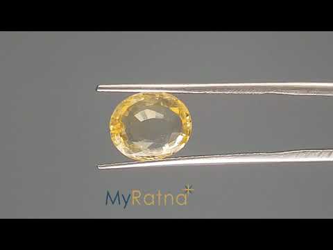 Yellow Sapphire (Pukhraj) - 2.83 Carats