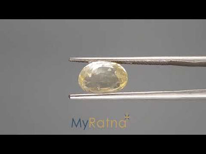 Yellow Sapphire - 3.78 Carats (Pukhraj - 4.12 Ratti)