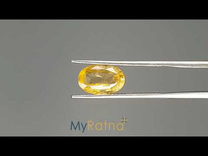 Yellow Sapphire - 4.15 Carats (Pukhraj - 4.52 Ratti)
