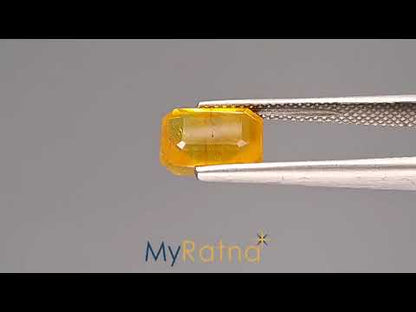 Yellow Sapphire - 3.77 Carats (Pukhraj - 4.11 Ratti)
