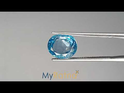 Blue Zircon - 5.63 Carats