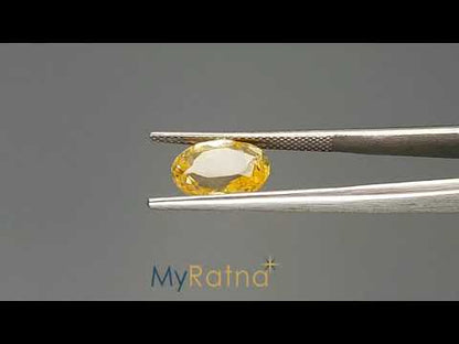 Yellow Sapphire - 4.06 Carats (Pukhraj - 4.43 Ratti)