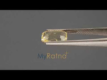 Yellow Sapphire - 6.08 Carats (Pukhraj - 6.63 Ratti)