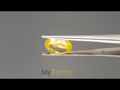 Yellow Sapphire - 4.11 Carats (Pukhraj - 4.48 Ratti)