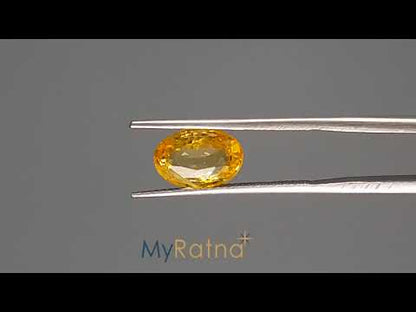 Yellow Sapphire - 3.77 Carats (Pukhraj - 4.11 Ratti)