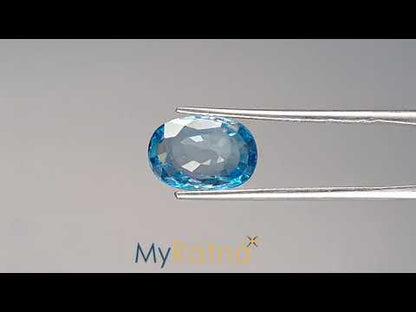 Blue Zircon - 5.23 Carats