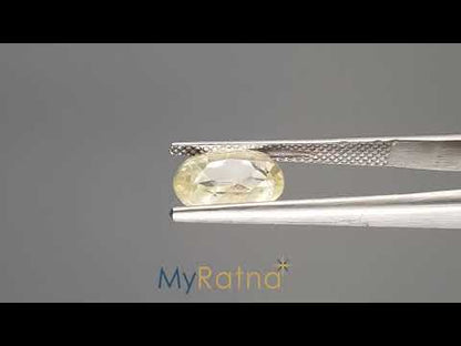 Yellow Sapphire - 3.79 Carats (Pukhraj - 4.13 Ratti)