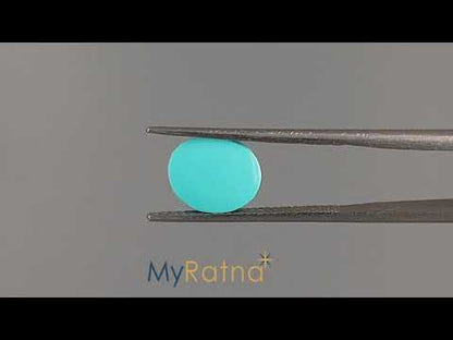 Turquoise - 2.38 Carats ( Firoza - 2.59 Ratti )