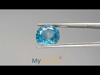 Blue Zircon - 5.16 Carats