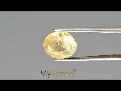 Yellow Sapphire - 5.62 Carats (Pukhraj - 6.13 Ratti)