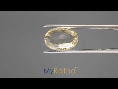 Yellow Sapphire - 3.92 Carats (Pukhraj - 4.27 Ratti)