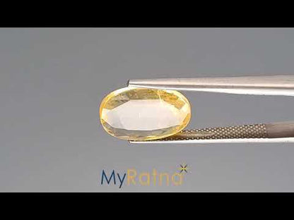 Yellow Sapphire (Pukhraj) - 5.21 Carats