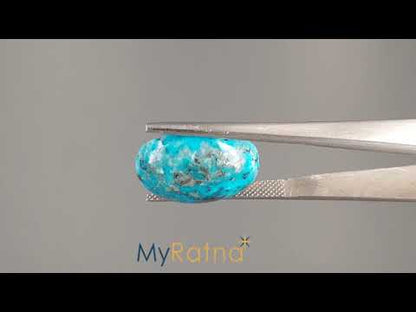 Turquoise - 11.85 Carats ( Firoza - 12.92 Ratti )