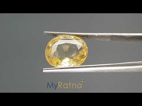 Yellow Sapphire (Pukhraj) - 8.04 Carats