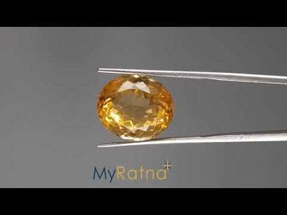 Citrine - 15.25 Carats (Sunela - 16.62 Ratti)