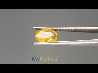 Yellow Sapphire - 4.11 Carats (Pukhraj - 4.48 Ratti)