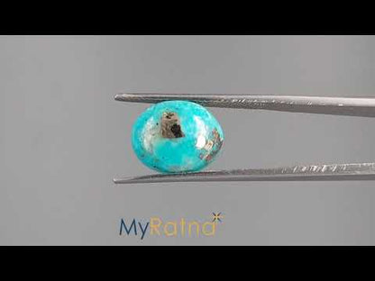 Turquoise - 6.61 Carats ( Firoza - 7.20 Ratti )