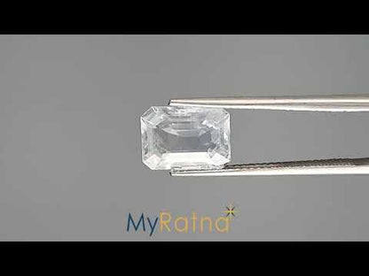 White Sapphire - 4.40 Carats (Safed Pukhraj - 4.80 Ratti)