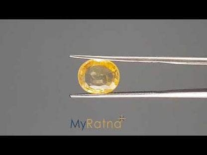 Yellow Sapphire (Pukhraj) - 3.51 Carats