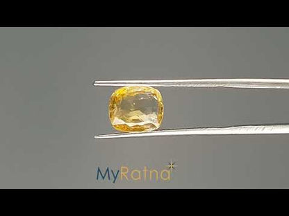 Yellow Sapphire - 3.97 Carats (Pukhraj - 4.33 Ratti)