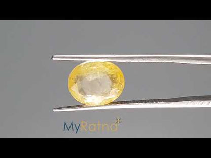 Yellow Sapphire - 5.08 Carats (Pukhraj - 5.54 Ratti)