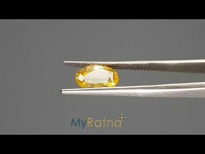 Yellow Sapphire - 3.06 Carats (Pukhraj - 3.34 Ratti)
