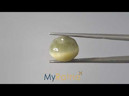 Cats Eye (Lehsunia) - 6.72 Carats
