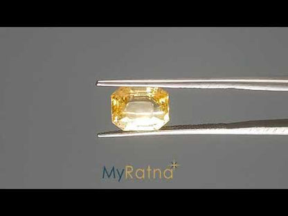 Yellow Sapphire - 4.10 Carats (Pukhraj - 4.47 Ratti)