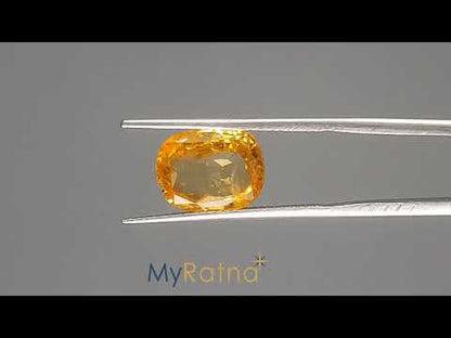 Yellow Sapphire - 4.39 Carats (Pukhraj - 4.79 Ratti)