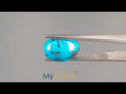 Turquoise - 7.51 Carats ( Firoza - 8.19 Ratti )