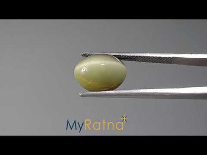 Cat's Eye - 6.39 Carats (Lahsuniya - 6.97 Ratti)