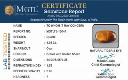 Tiger Eye - 4.03 Carats