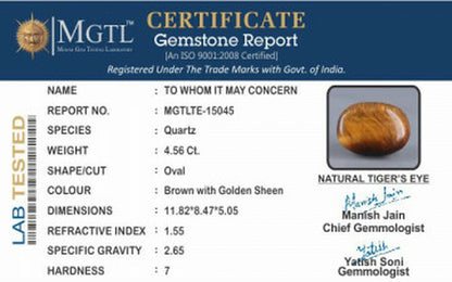 Tiger Eye - 4.56 Carats