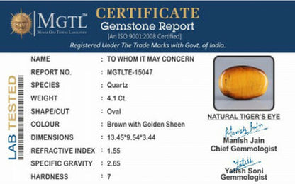 Tiger Eye - 4.10 Carats