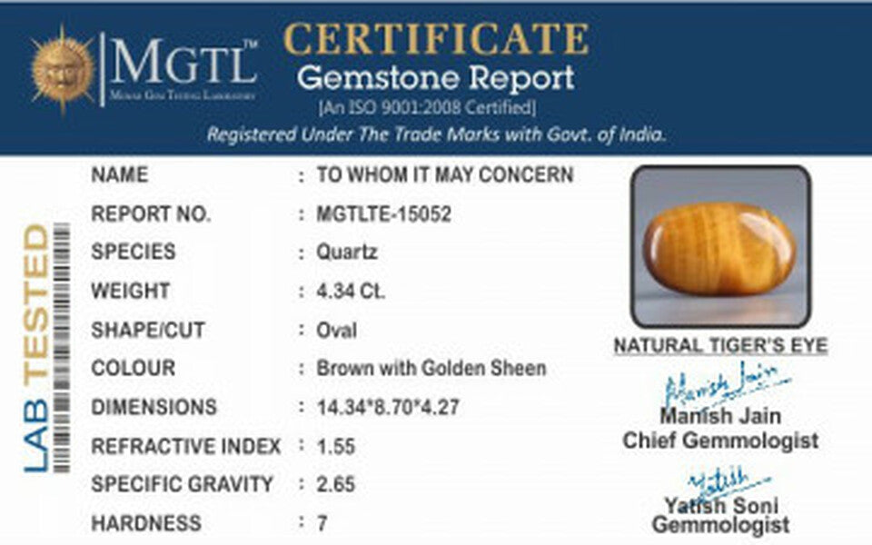 Tiger Eye - 4.34 Carats