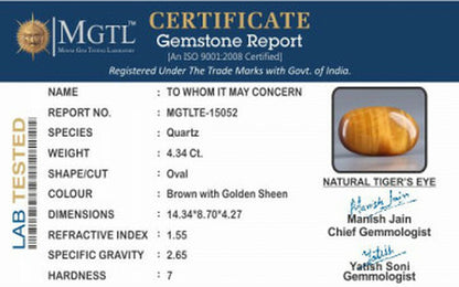 Tiger Eye - 4.34 Carats