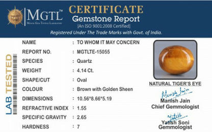 Tiger Eye - 4.14 Carats