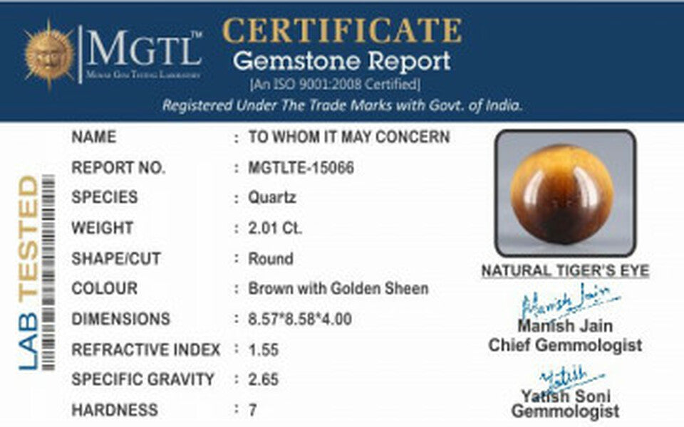 Tiger Eye - 2.01 Carats