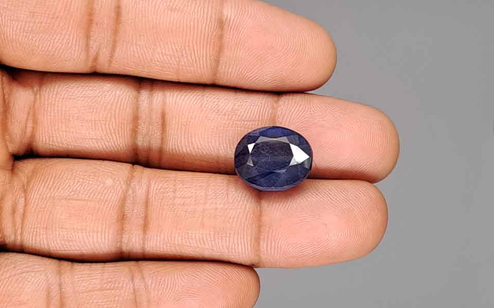 Blue Sapphire (Neelam) Gemstone - 13.87 Carats