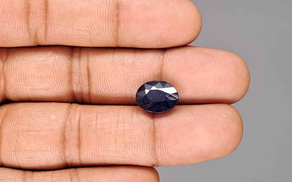 Blue Sapphire (Neelam) Gemstone - 5.90 Carats