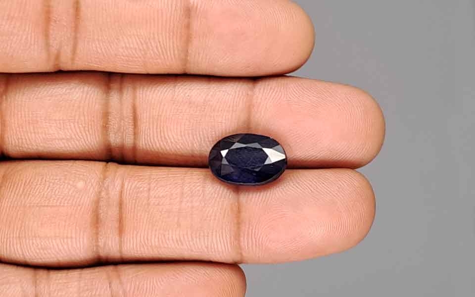 Blue Sapphire (Neelam) Gemstone - 6.44 Carats