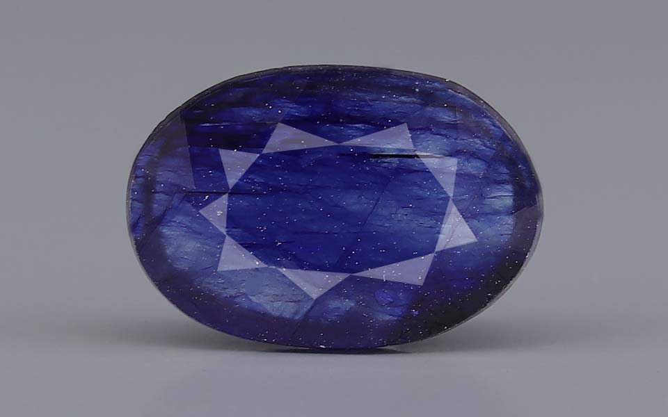 Blue Sapphire (Neelam) Gemstone - 6.44 Carats