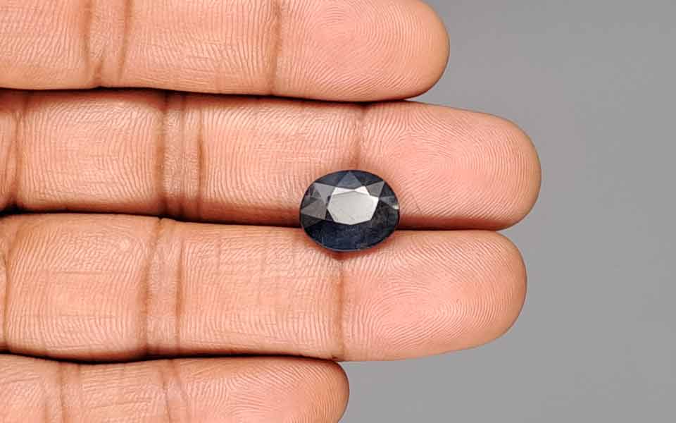 Blue Sapphire (Neelam) Gemstone - 6.61 Carats